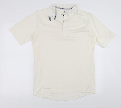 kookaburra Mens Ivory    Polo Size S