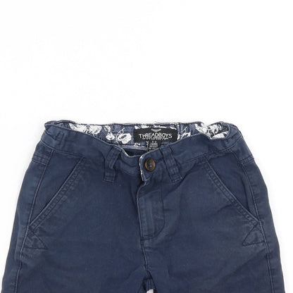 Threadboys Boys Blue   Bermuda Shorts Size 5-6 Years