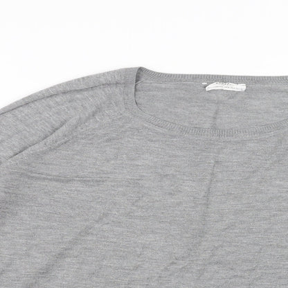 Zara Womens Grey   Pullover Jumper Size M