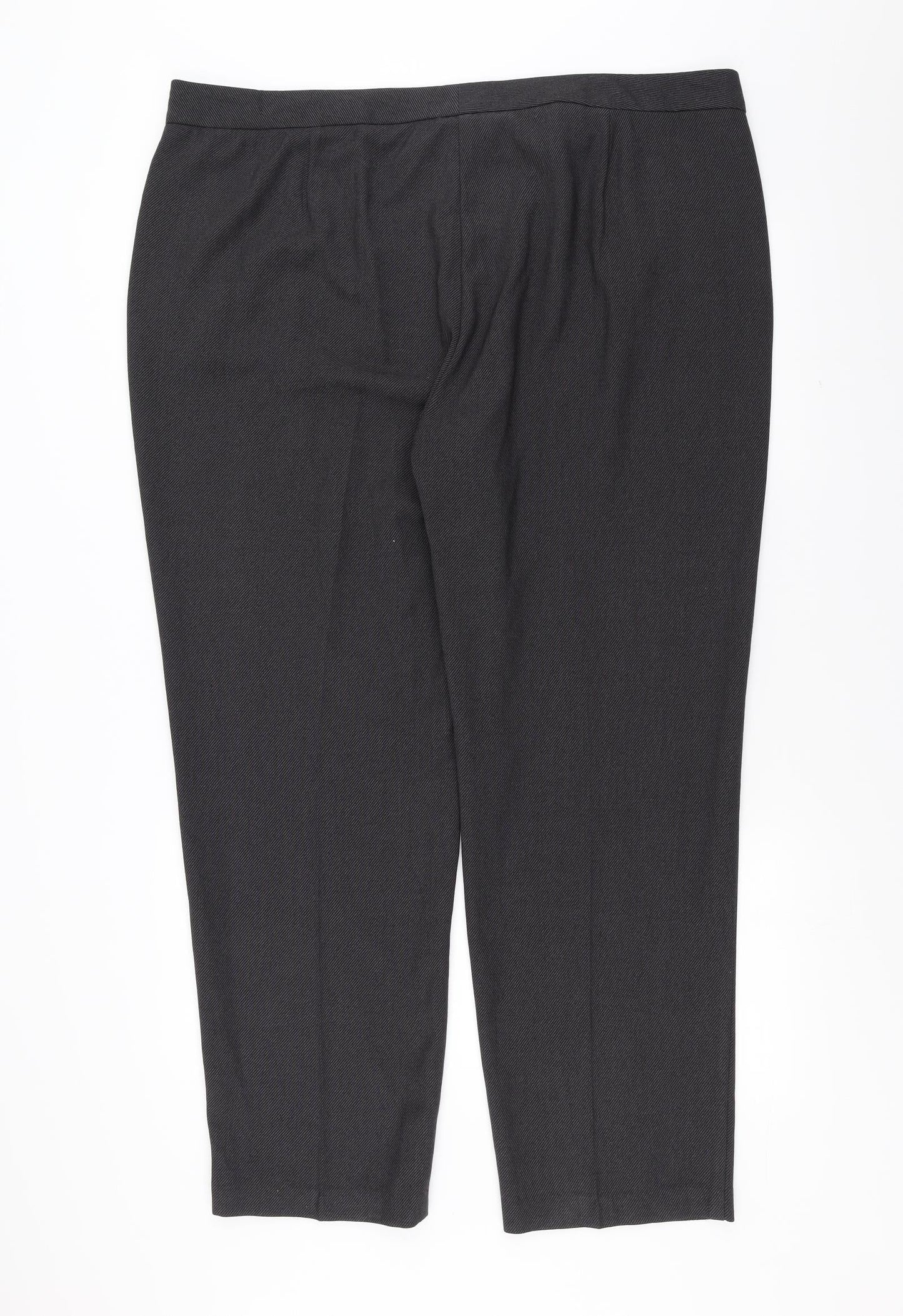 Womens UK Size 22 Marks and Spencer Regular Fit  Grey Trousers