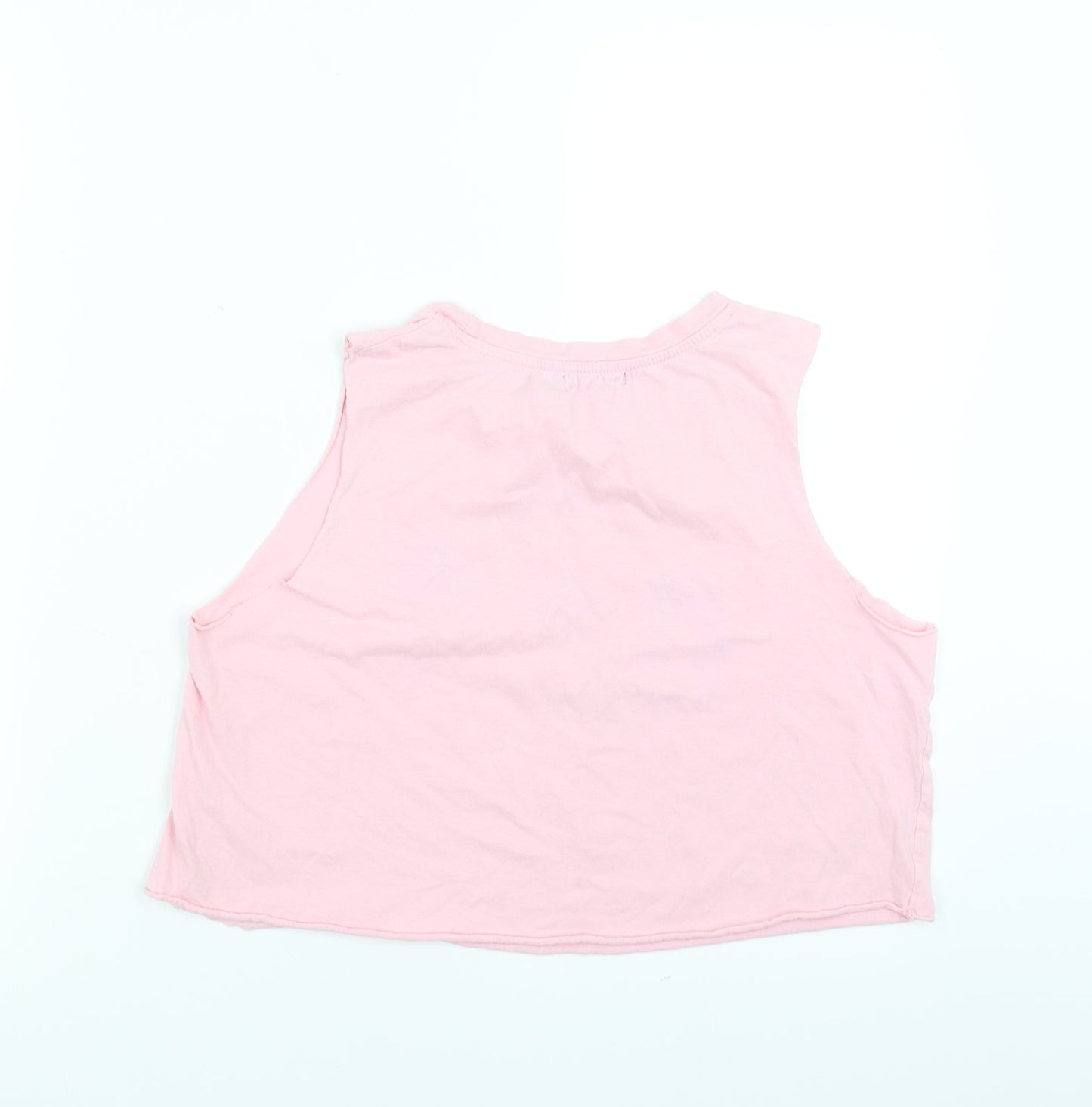 Berska Womens Pink   Cropped T-Shirt Size M  - cat
