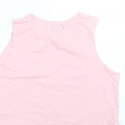 Berska Womens Pink   Cropped T-Shirt Size M  - cat