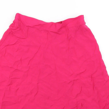 Geri by Next Womens Pink   Flare Skirt Size 6