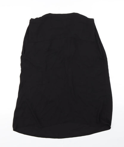 Womens UK Size 6 ASOS Black Basic Blouse
