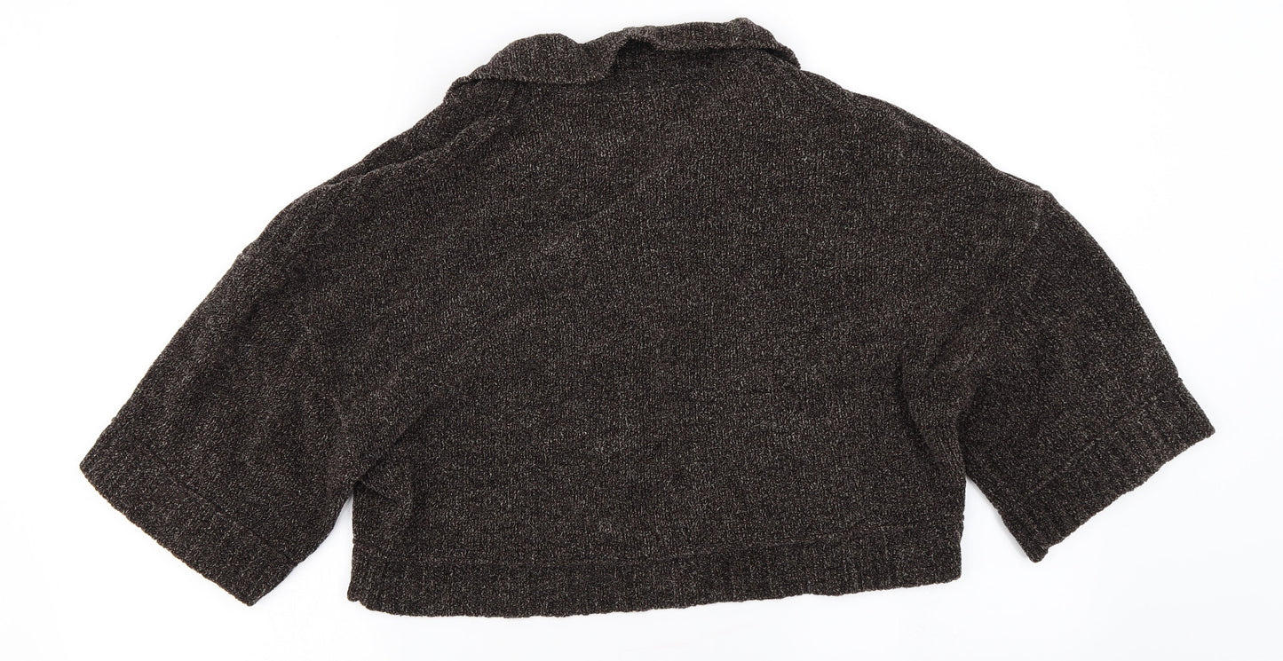 Passport Womens Brown   Cardigan Jumper Size 14