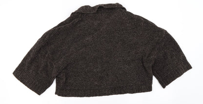 Passport Womens Brown   Cardigan Jumper Size 14