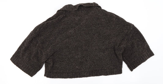 Passport Womens Brown   Cardigan Jumper Size 14