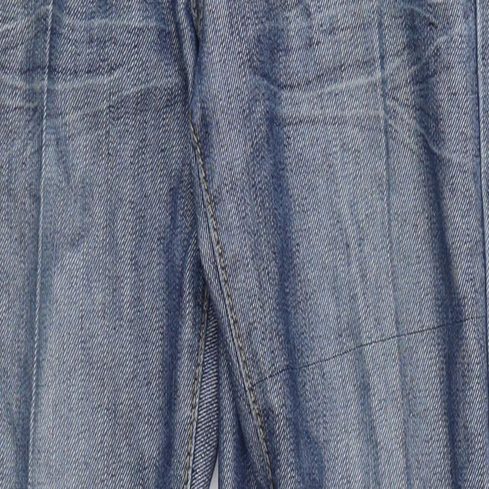 LR Scoop Womens Blue  Denim Straight Jeans Size 10 L25 in