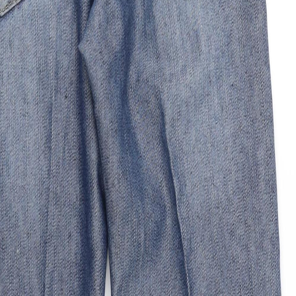 LR Scoop Womens Blue  Denim Straight Jeans Size 10 L25 in