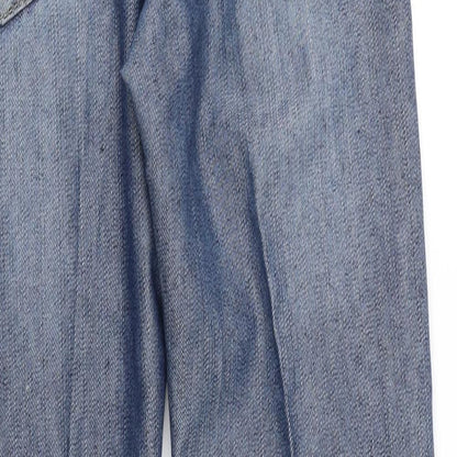 LR Scoop Womens Blue  Denim Straight Jeans Size 10 L25 in
