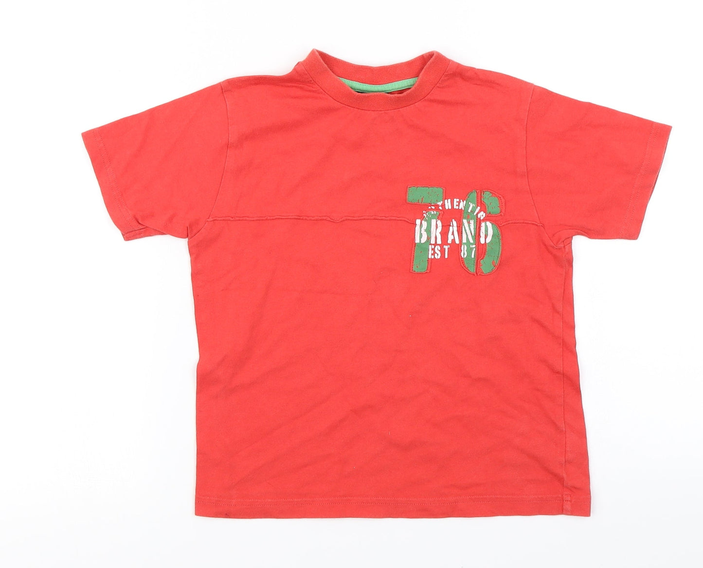 NEXT Boys Red   Basic T-Shirt Size 5 Years