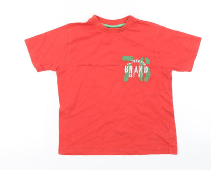NEXT Boys Red   Basic T-Shirt Size 5 Years