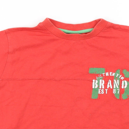 NEXT Boys Red   Basic T-Shirt Size 5 Years
