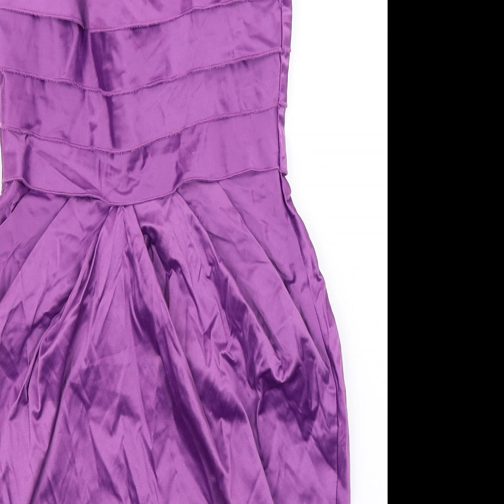 Rare Womens Purple   Bodycon  Size 10