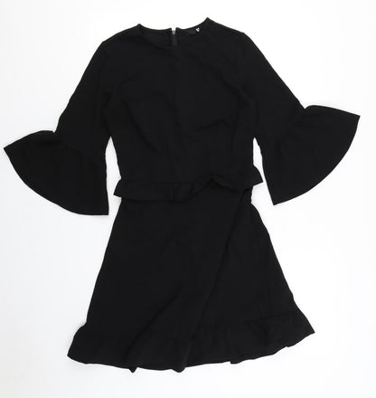 Very Womens Black   Fit & Flare  Size 8