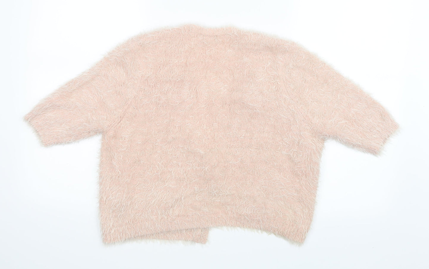 F&F Womens Pink  Knit Cardigan Jumper Size 14