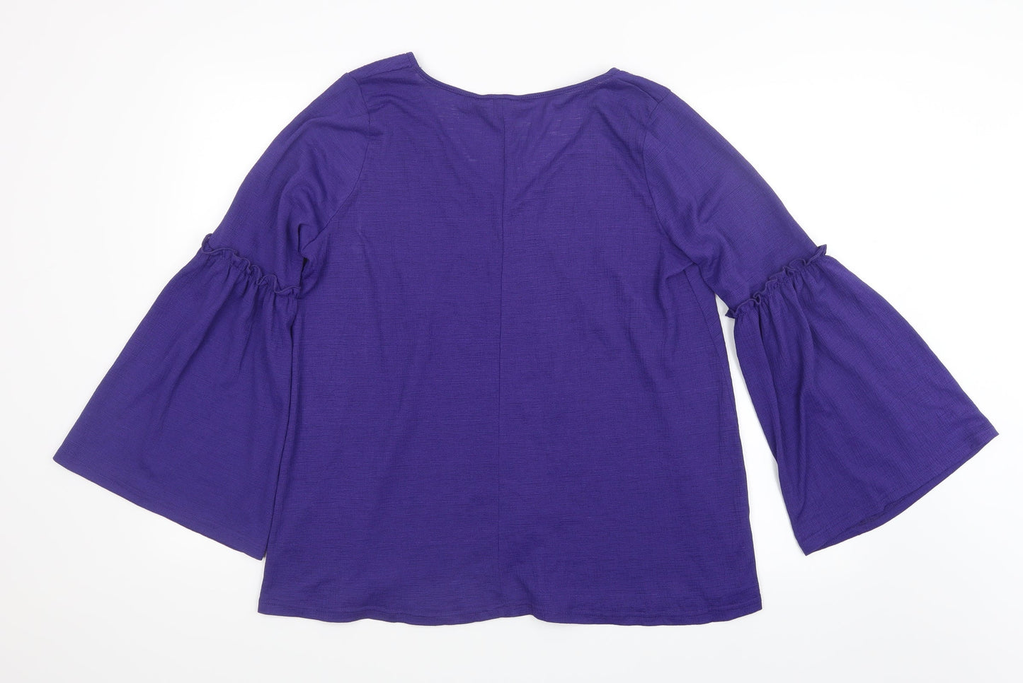 Evans Womens Purple   Basic Blouse Size 14