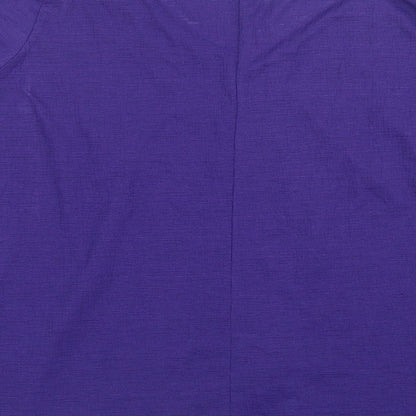 Evans Womens Purple   Basic Blouse Size 14