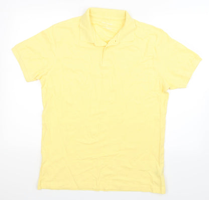 Primark Mens Yellow    Polo Size L