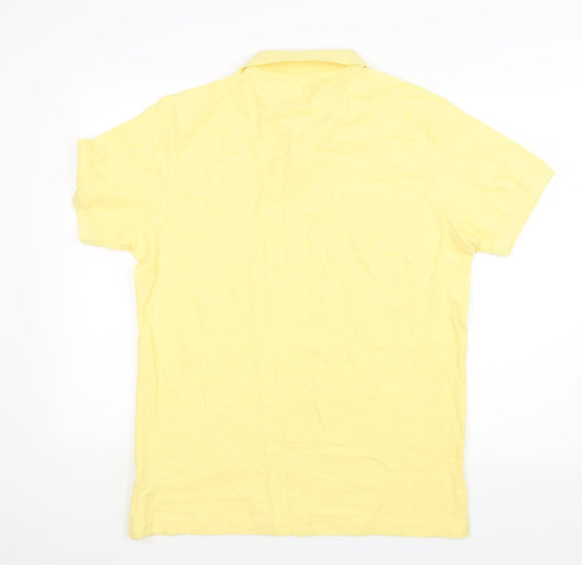 Primark Mens Yellow    Polo Size L