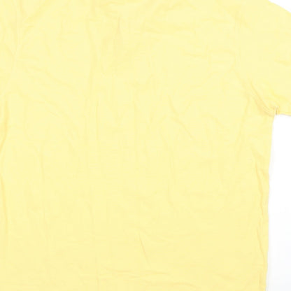 Primark Mens Yellow    Polo Size L