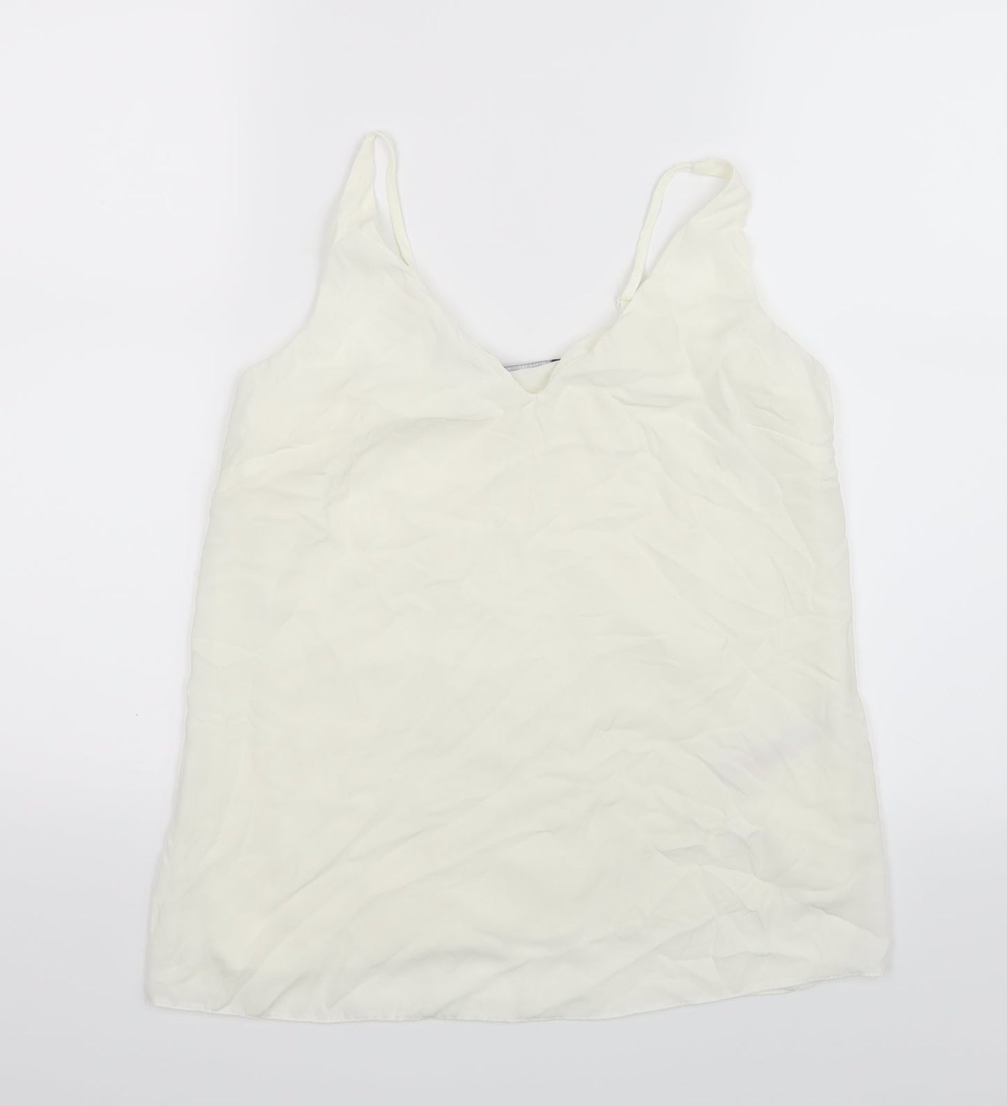 Womens UK Size 8 Dorothy Perkins White Basic Blouse