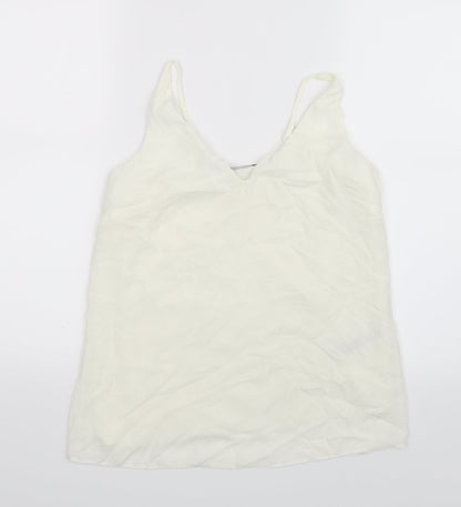 Womens UK Size 8 Dorothy Perkins White Basic Blouse