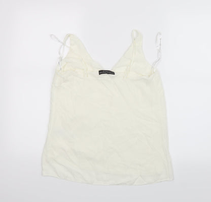 Womens UK Size 8 Dorothy Perkins White Basic Blouse