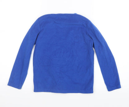 PJ Collections Boys Blue Geometric   Pyjama Top Size 9-10 Years  - Football