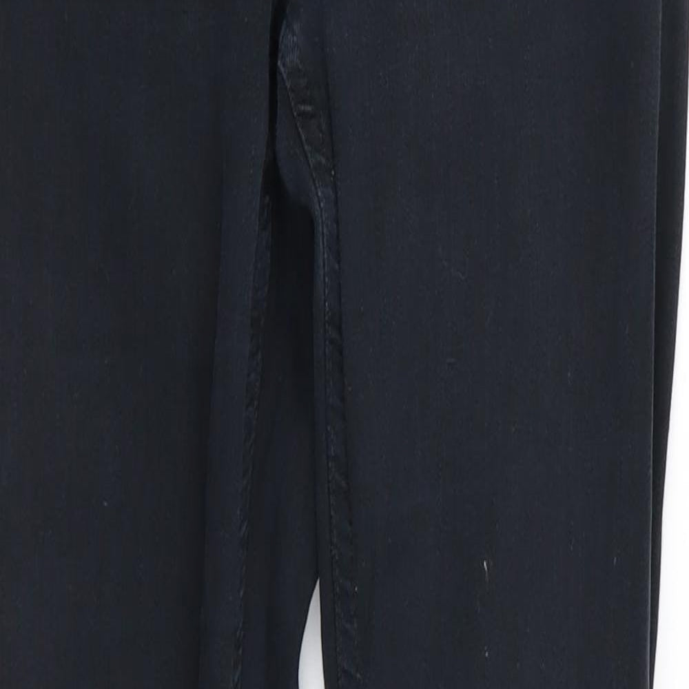 Topshop Womens Black   Skinny Jeans Size 23 in L29 in - RIPPED JEANS