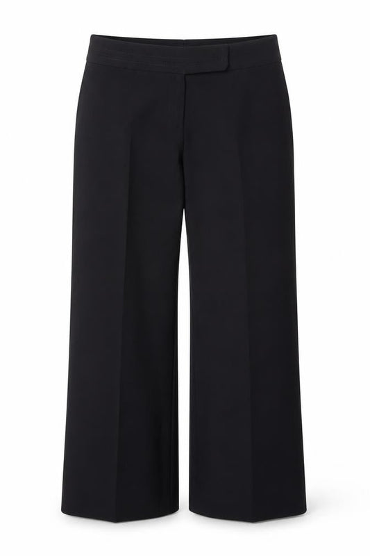Womens UK Size 14 M&S Regular Fit  Black Trousers