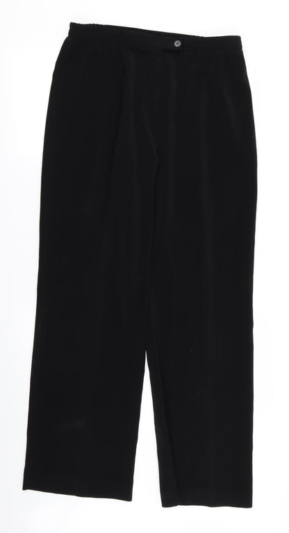 lady h Womens Black   Trousers  Size 16 L30 in