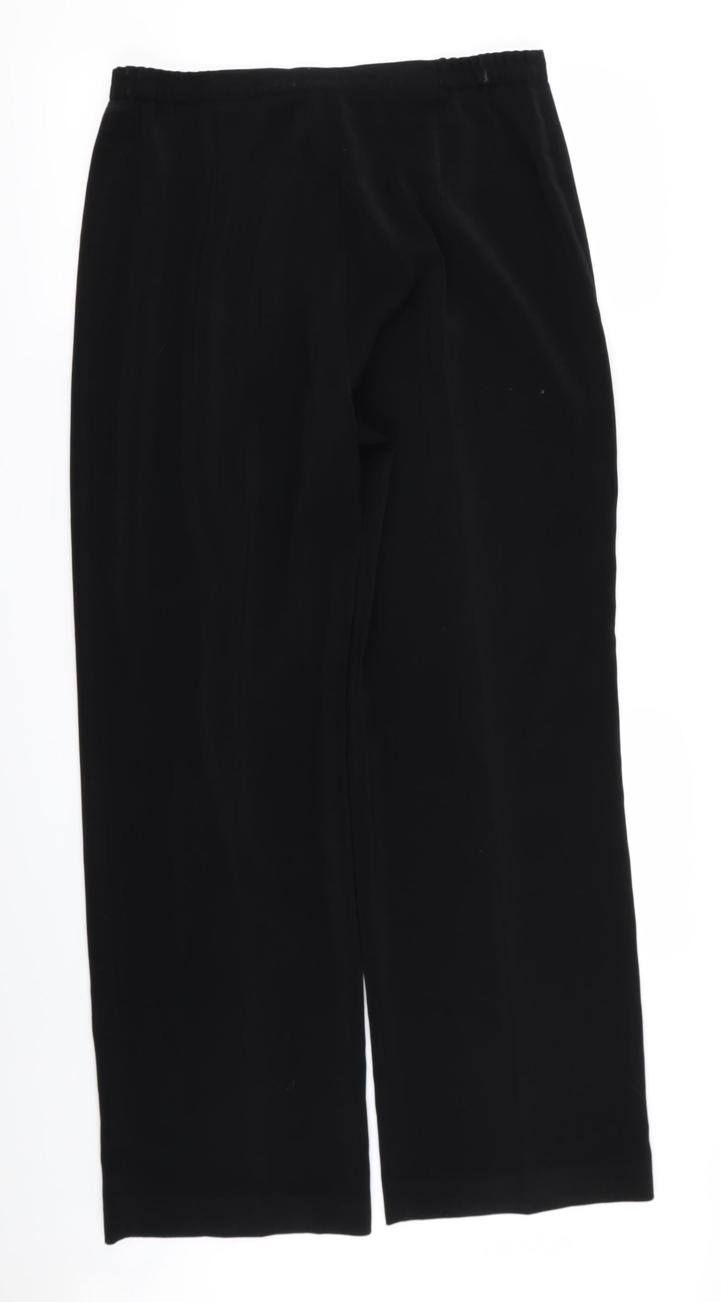 lady h Womens Black   Trousers  Size 16 L30 in