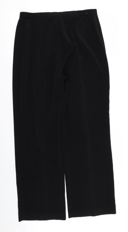 lady h Womens Black   Trousers  Size 16 L30 in