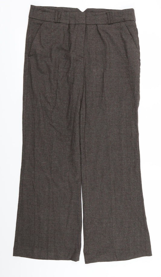 Asda George Womens Brown   Trousers  Size 12 L26 in