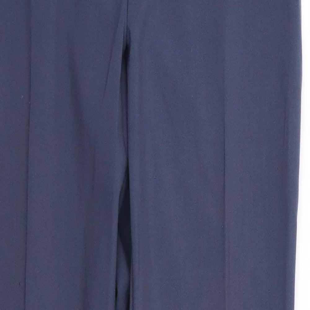 Womens UK Size 12 M&S Regular Fit  Blue Trousers