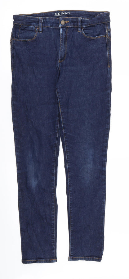 Womens UK Size 28 in Preworn Regular Fit Skinny Blue Jeans