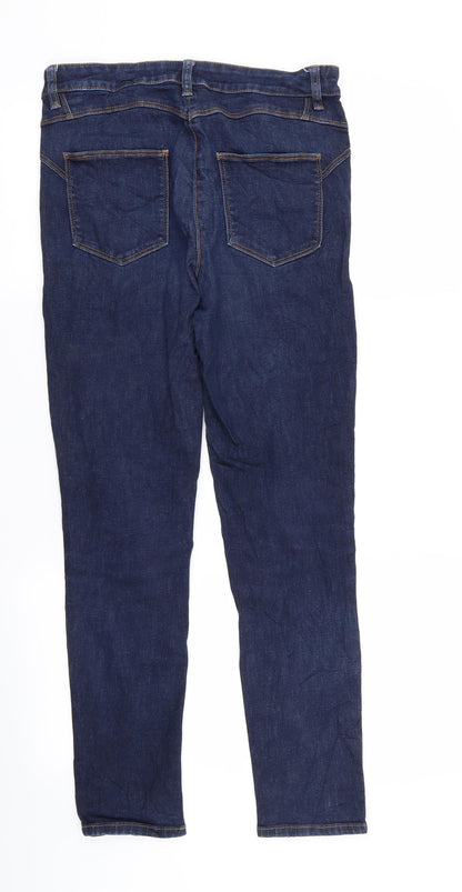 Womens UK Size 28 in Preworn Regular Fit Skinny Blue Jeans