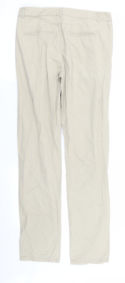 Womens UK Size 28 in camaieu Regular Fit Chino Beige Trousers