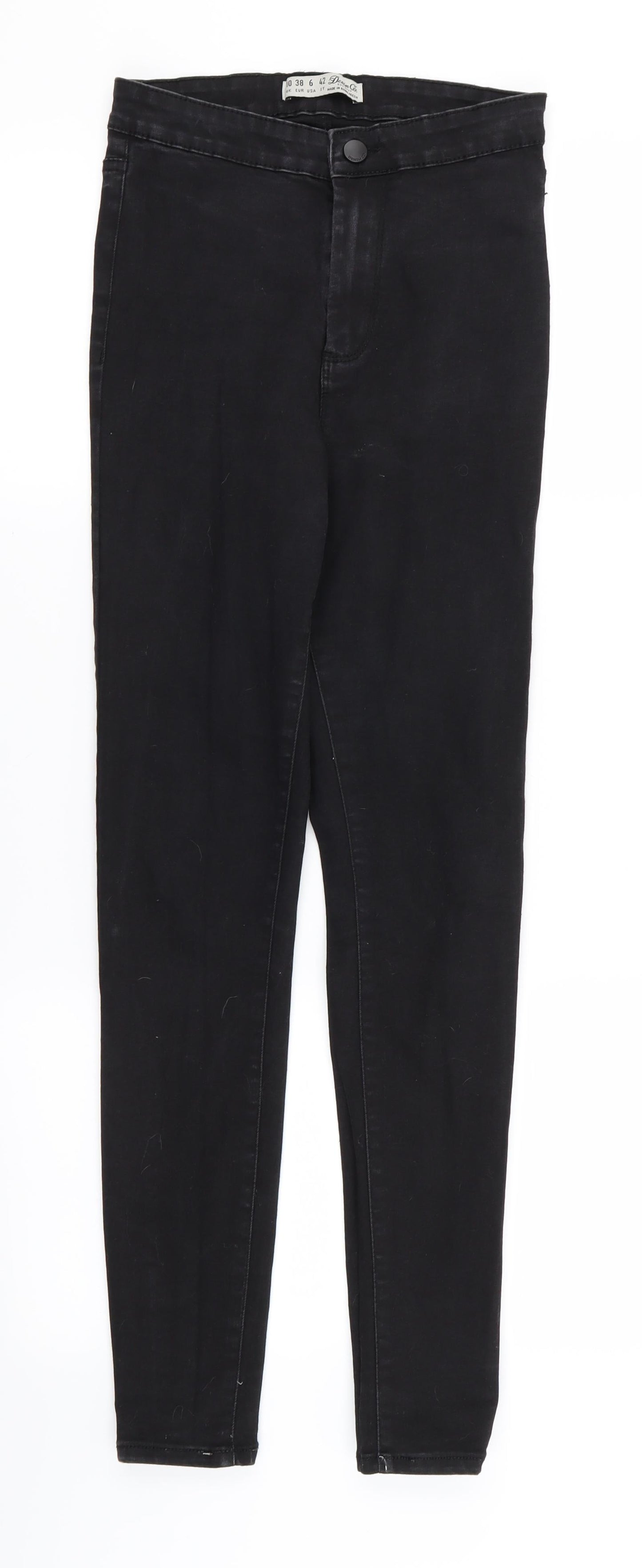 Womens UK Size 10 denim and co Regular Fit Skinny Black Jeans