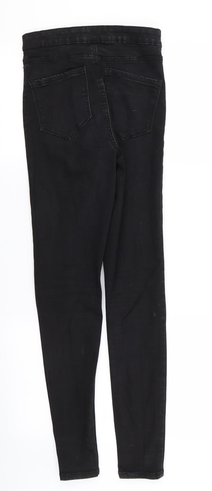 Womens UK Size 10 denim and co Regular Fit Skinny Black Jeans