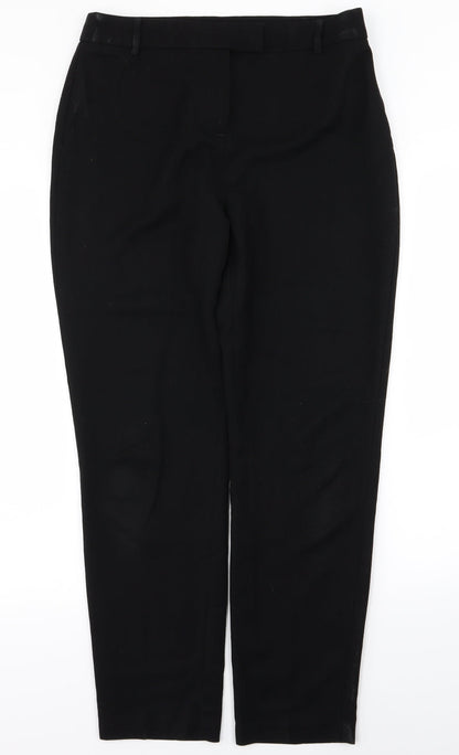 Womens UK Size 10 Papaya Regular Fit  Black Trousers