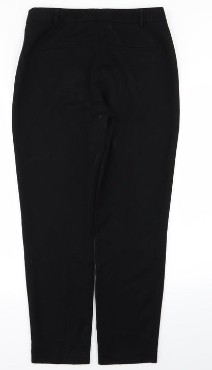 Womens UK Size 10 Papaya Regular Fit  Black Trousers