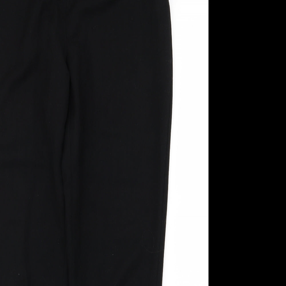 Womens UK Size 10 Papaya Regular Fit  Black Trousers
