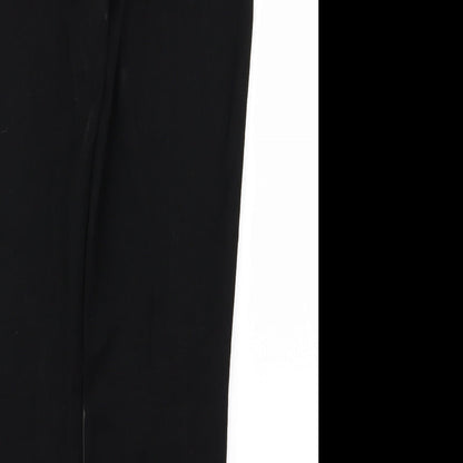 Womens UK Size 10 Papaya Regular Fit  Black Trousers