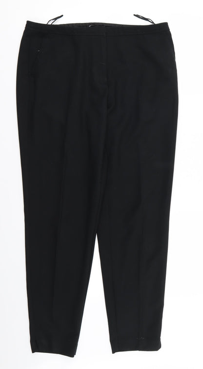 New Look Womens Black   Trousers  Size 14 L27 in