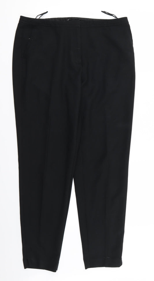 New Look Womens Black   Trousers  Size 14 L27 in
