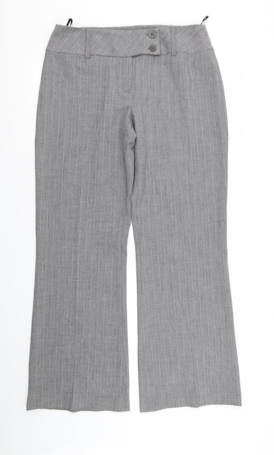 Select Womens Grey   Trousers  Size 14 L30 in