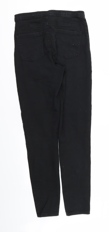 denim snd co Womens Black   Skinny Jeans Size 10 L28 in - RIPPED JEANS