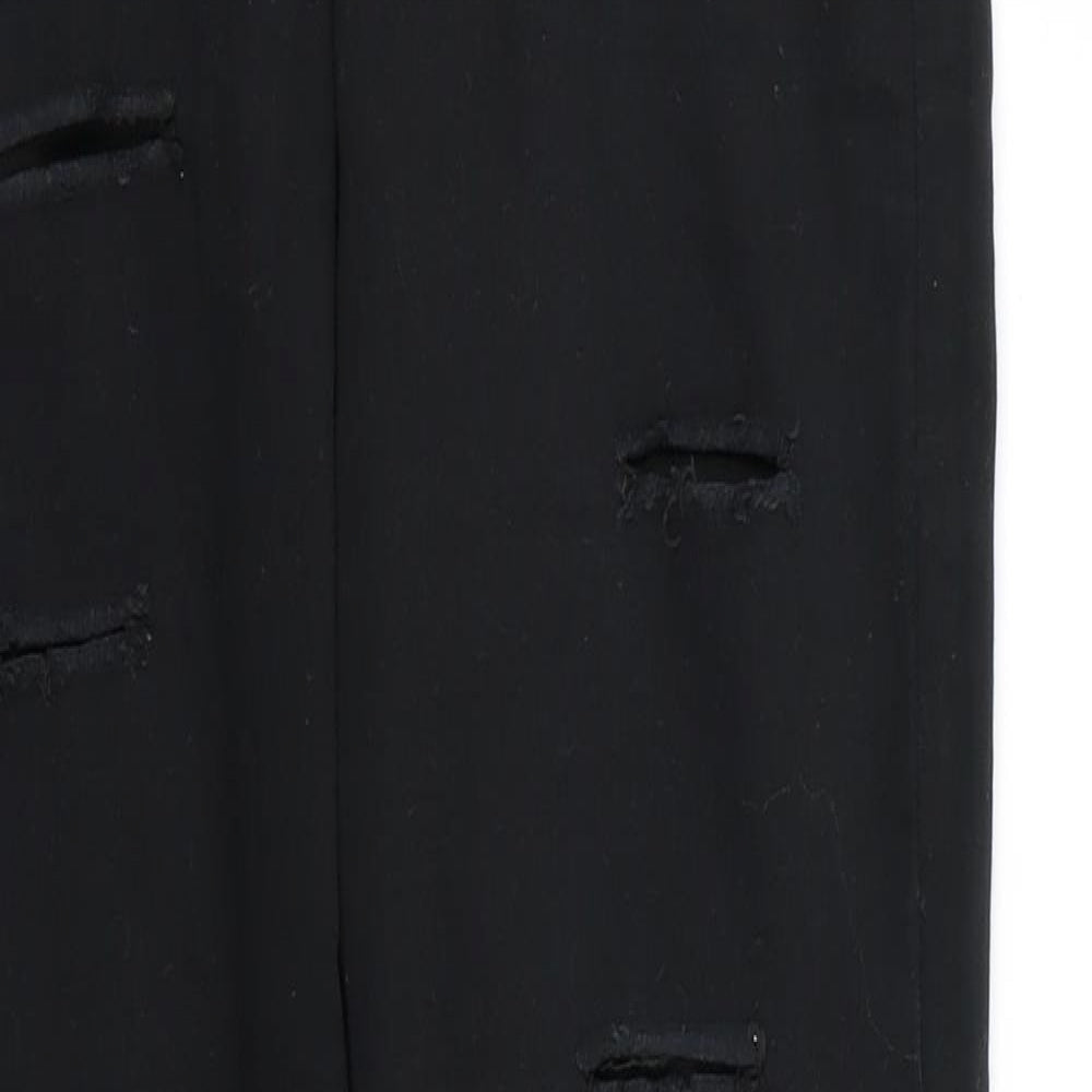 denim snd co Womens Black   Skinny Jeans Size 10 L28 in - RIPPED JEANS